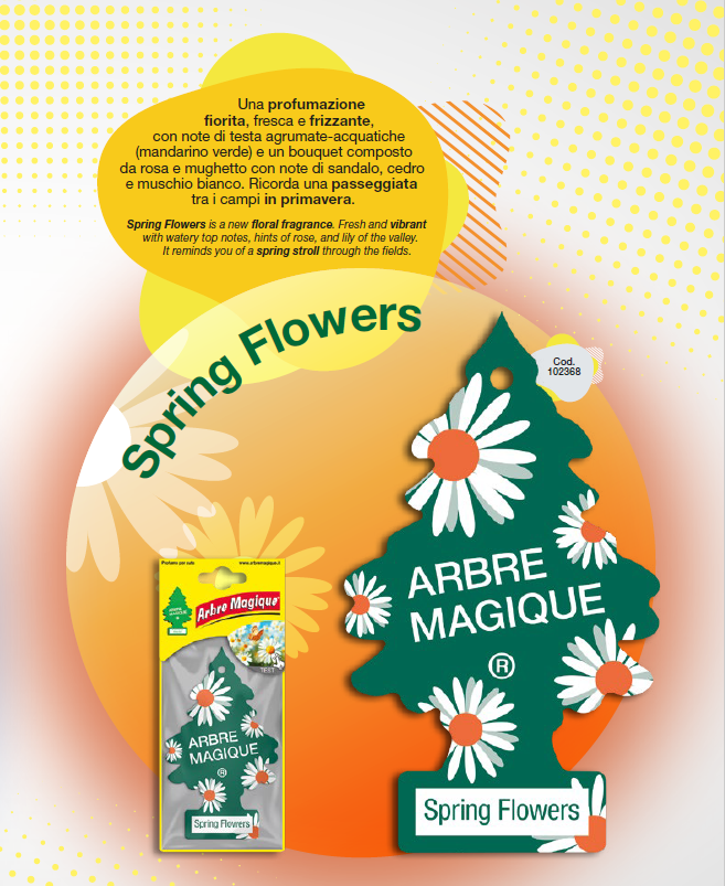 ARBRE MAGIQUE POP DEODORANTE AUTO PROFUMAZIONE FRESH MUSK MUSCHIO FRES