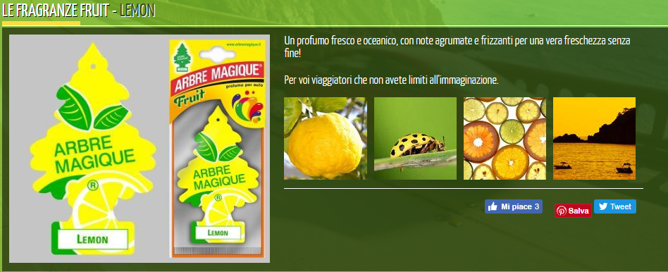 ARBRE MAGIQUE FRUIT MONO LEMON - PiùMe