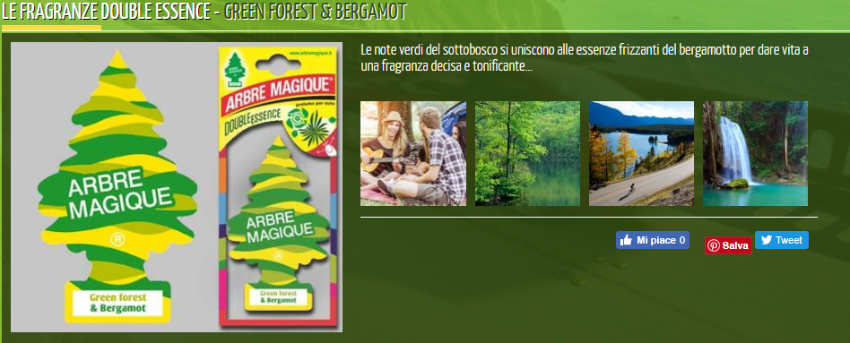 ARBRE MAGIQUE GREEN FOREST & BERGAMOT